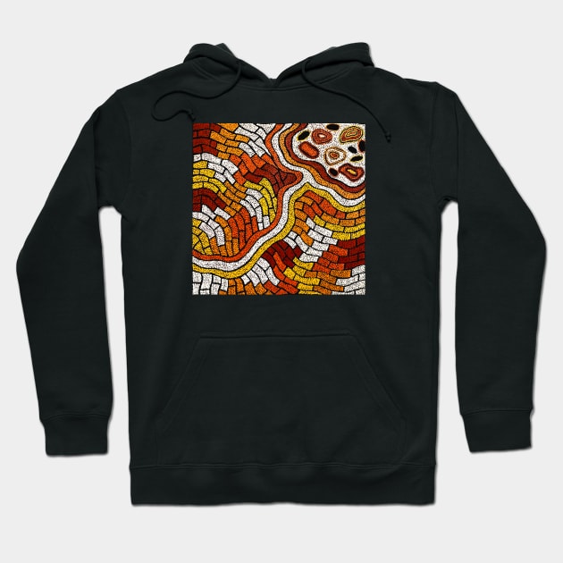 Australian Aboriginal Art Hoodie by BPE